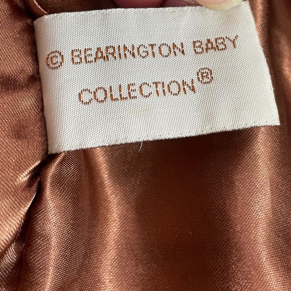 Bearington Baby Teddy Bear Football Lovey Rattle Plush Security Blanket Satin - Picture 6 of 9